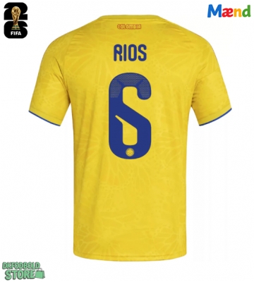 Colombia Richard Rios #6 Replika Hjemmebanetrøje VM 2026 Kortærmet